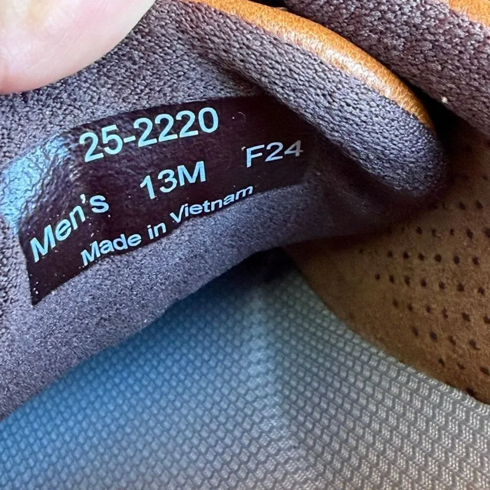 Johnston & Murphy Men's Amherst 2.0 Embossed U-Throat Sneakers Tan Size 13 NEW
